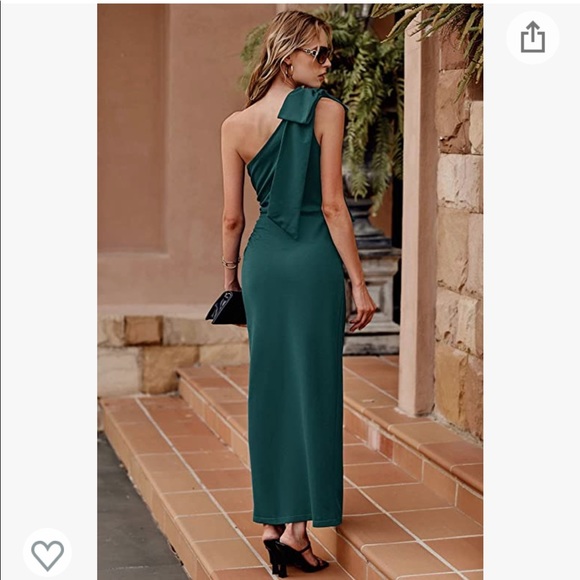 PRETTYGARDEN One Shoulder Maxi Dress with Slit - Picture 4 of 7